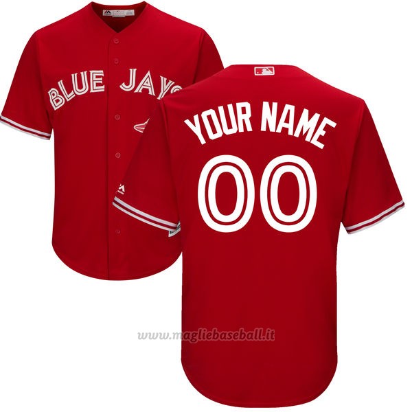 Maglia Toronto Blue Jays Personalizzate Rosso